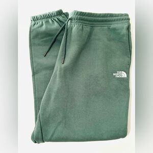 The North Face Teal Green Women's Relaxed Fit Sweatpants w/ White Logo NWOT’s